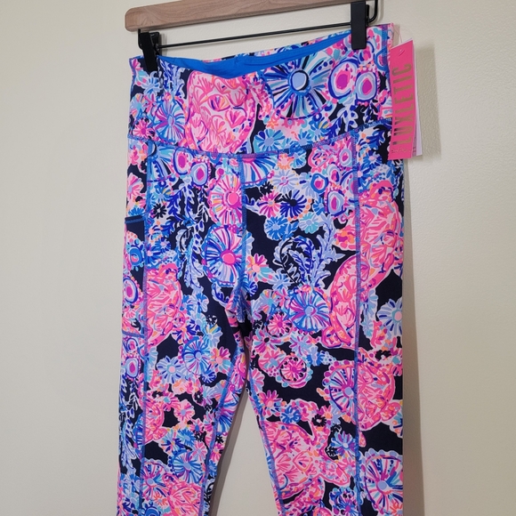 NWT Lilly Pulitzer weekender high rise midi high tide NA in turtle amazement L - Picture 4 of 8